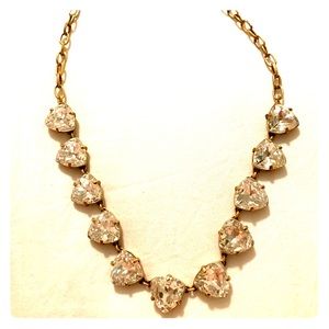 Stella and Dot Gold and Rhinestone Necklace